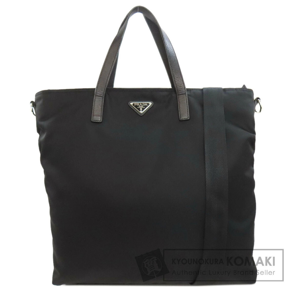 Prada Tessuto tote Shoulder Bag Black